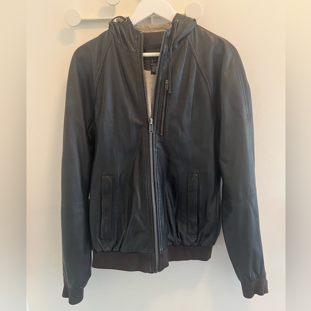 Marc By Marc Jacobs Black Leather Jacket